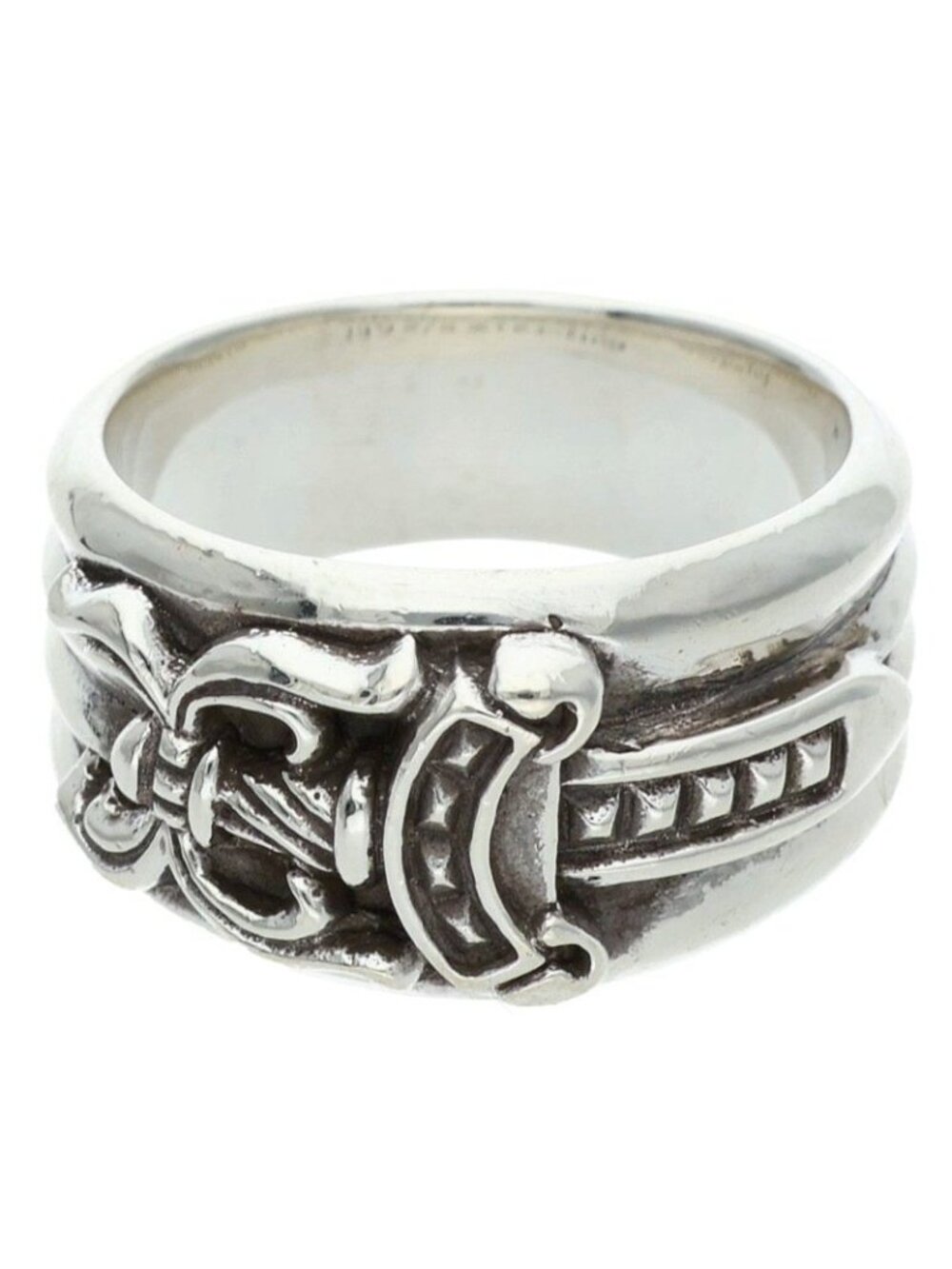 Chrome Hearts Dagger Silver Ring